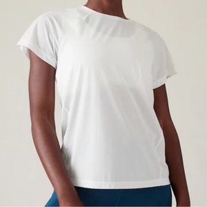 Athleta Ultimate Train Tee in Red